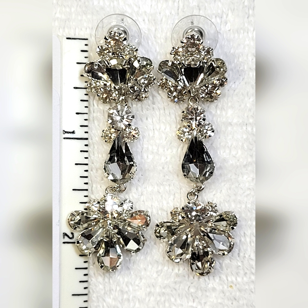 Diamond Gemstone Necklace and Earrings Set - Picture 3 of 3